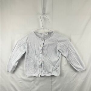 The Children’s Place - Girl’s Sweater - Button Down - White - 4T